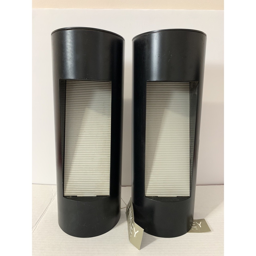 Hinkley Lighting H1660 Luna Wall Light 16" Tall Outdoor Black Set Of 2 Sconce